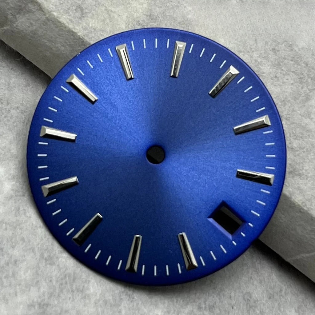 28.5mm Watch Dial Stripes Sunburst Simple For NH35/36/4R/7S Movement Modified