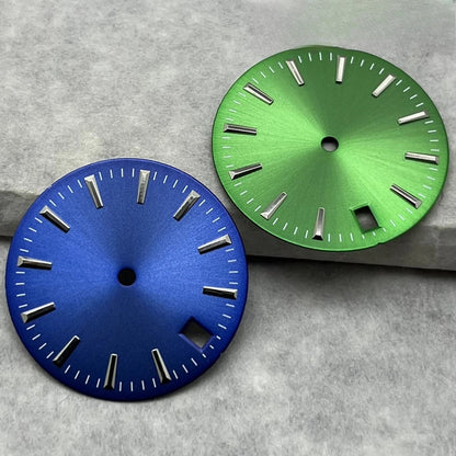 28.5mm Watch Dial Stripes Sunburst Simple For NH35/36/4R/7S Movement Modified