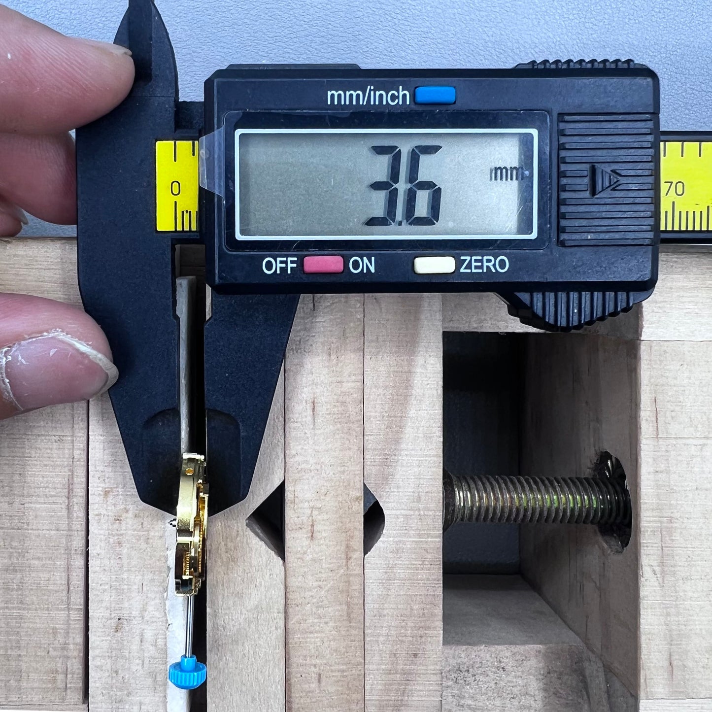 Japan Miyota 6T33 Golden Hollow Hand-winding Mechanical Movement 3 Hands