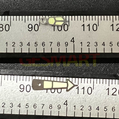 Silver Trim C3 Super Lume Watch Hands for Diving SKX/SBBN NH35 NH36 Movement#5