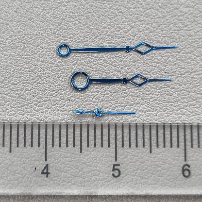 Hollow Blue Trim Pointer Watch Hands for ETA6497/6498 Seagull ST3600/ST3620 Series