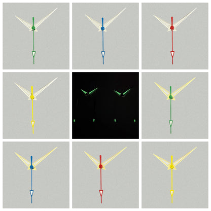 Modified Green Luminous 9mm*13mm*13mm Watch Hands for NH35/NH36/4R/7S