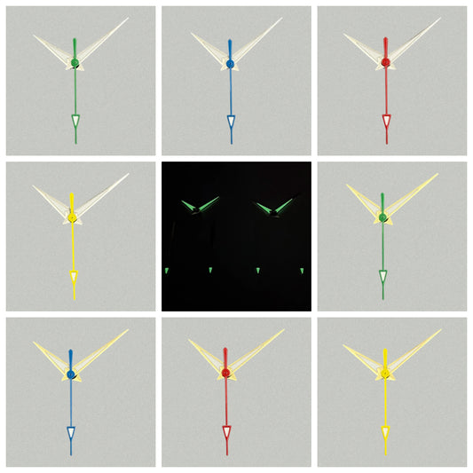 Modified Green Luminous 9mm*13mm*13mm Watch Hands for NH35/NH36/4R/7S
