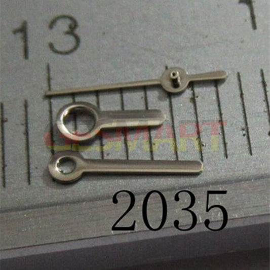 Set of 5.5mm round painted watch hands for Miyota 2035 2115 2105 2305 2315 movements, precise fitting.