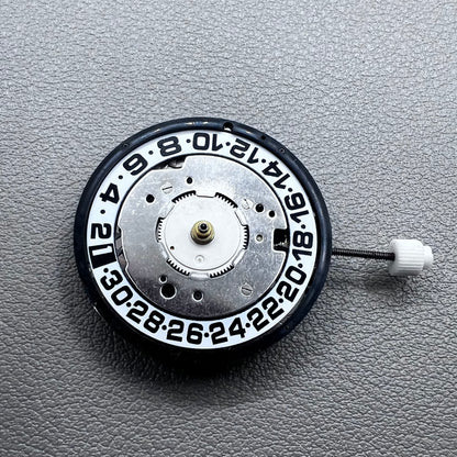 Swiss ISA 8176A 8176-1990 White Dial Watch Quartz Movement