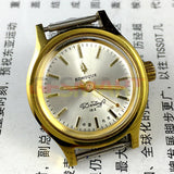 27mm Kongque China Made Manual Mechanical Watch 19 Jews Silver Dial Golden Nail