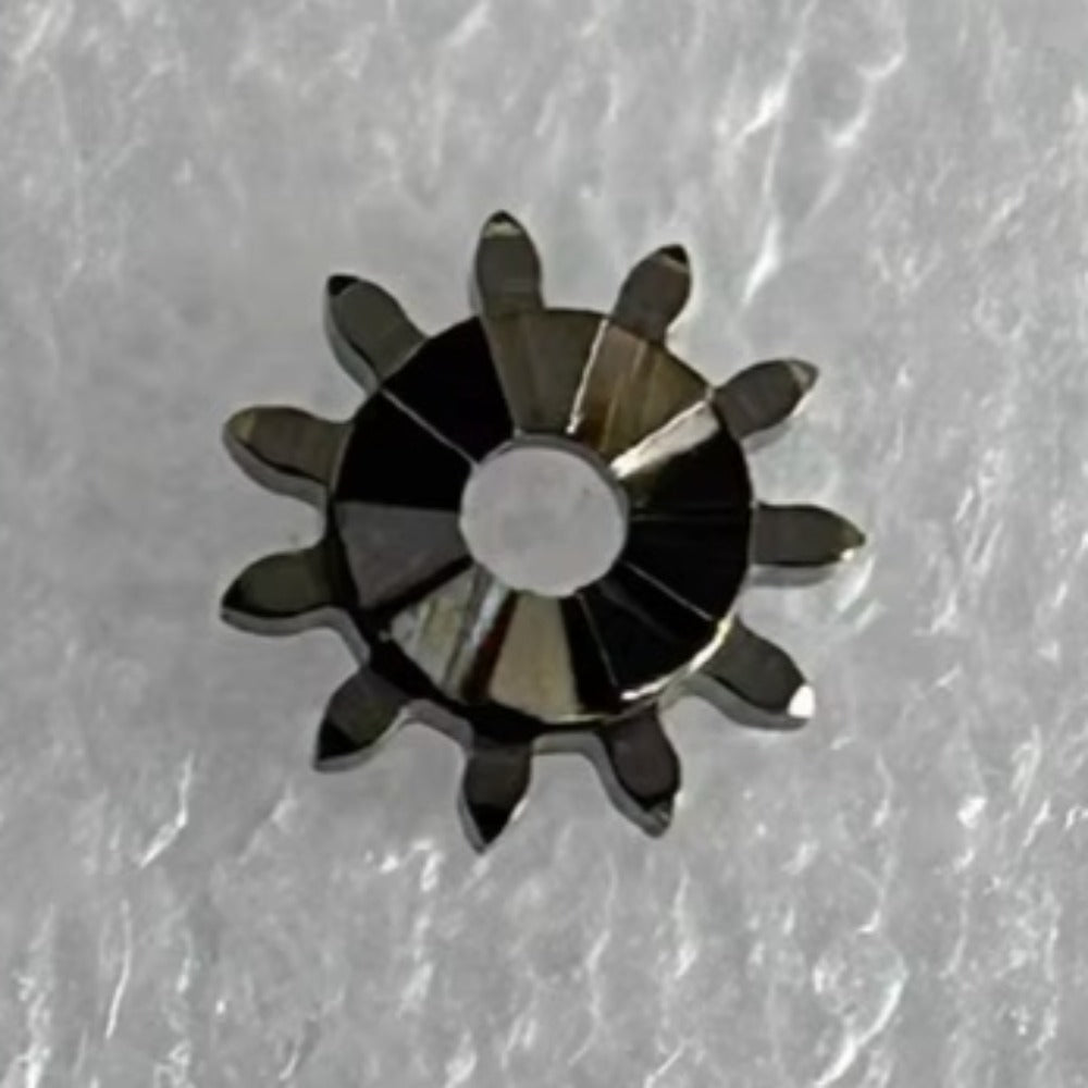 Winding pinion for Glashutte100 watch movement, precision replacement part for smooth time adjustment