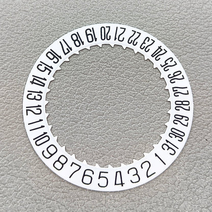 Japan Original White Date Disk Wheel for Miyota 9015 Movement Date@6