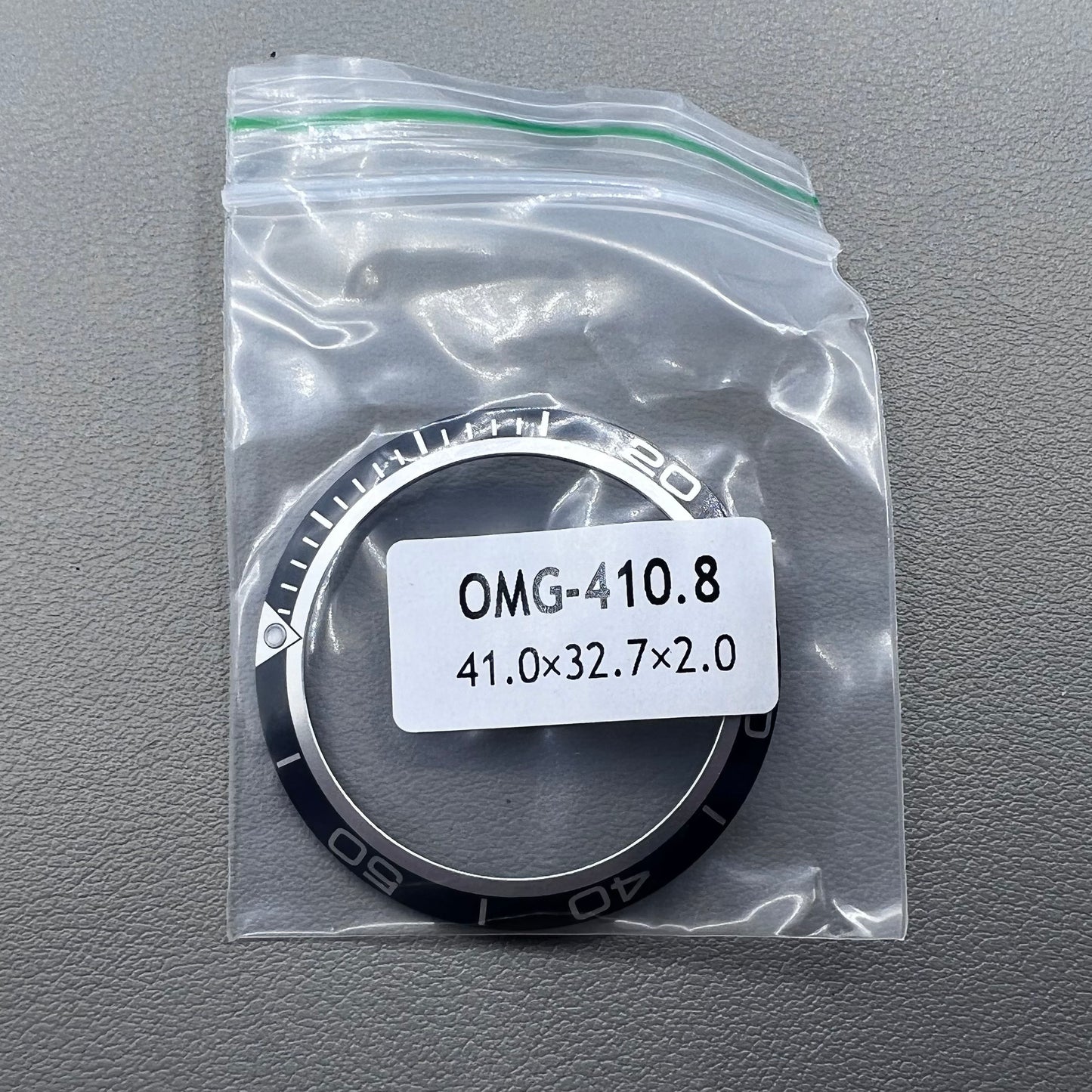 41mm Black Aluminium Alloy Watch Bezel Insert for Omega Seamaster 600