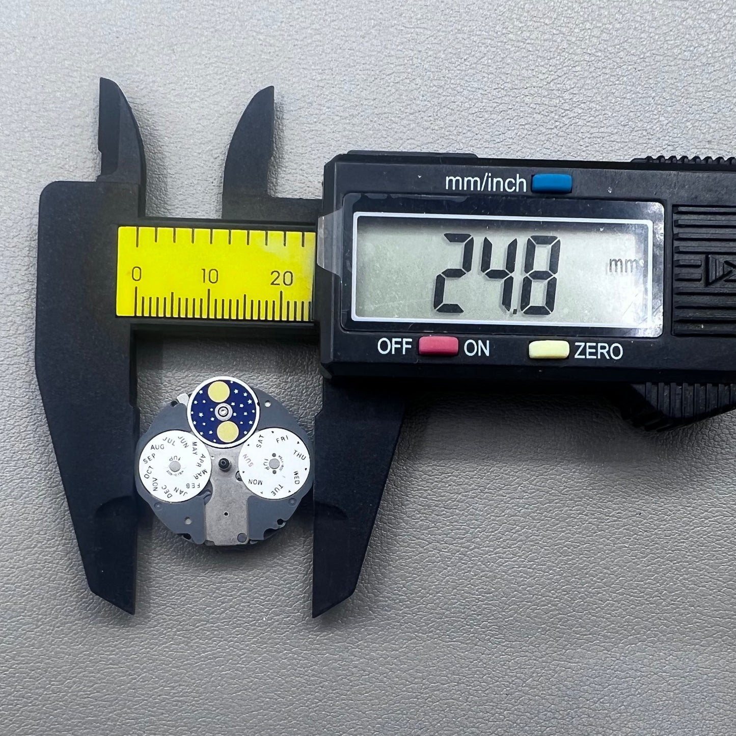 Japan Miyota 6P80 quartz watch movement repair part, precise replacement for 6380 models.