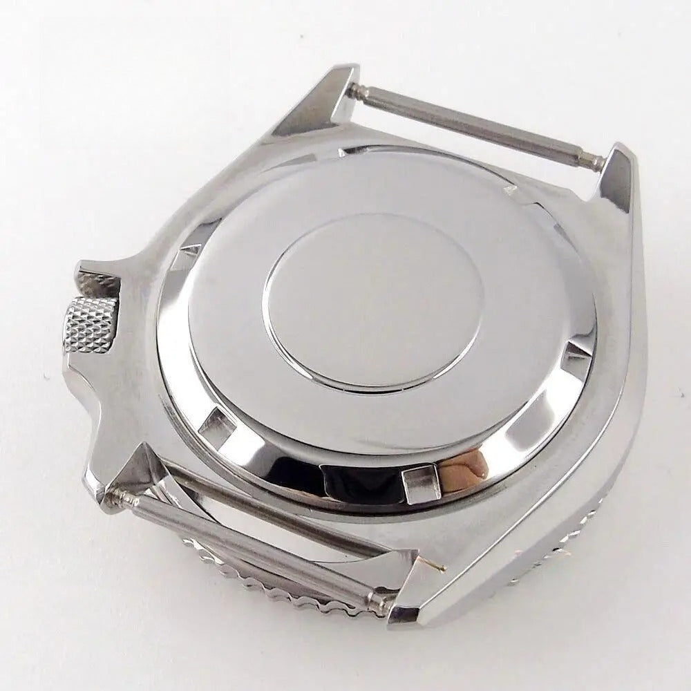 42mm Orange Chapter Ring Watch Case Sapphire Glass fit  NH35 NH36 NH34 SKX007
