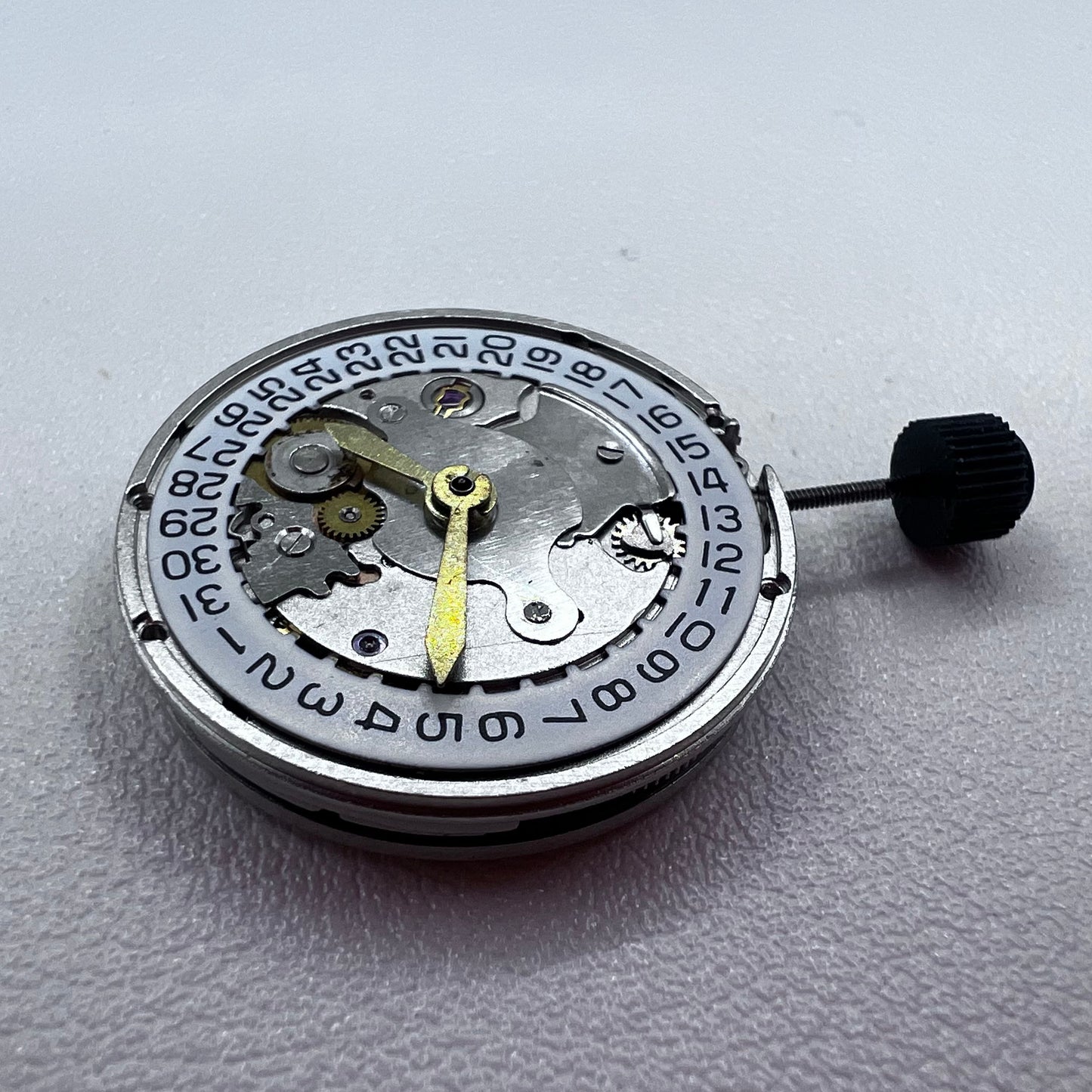 SHANGHAI 2824 Silver Automatic Mechanical Movement Date@3