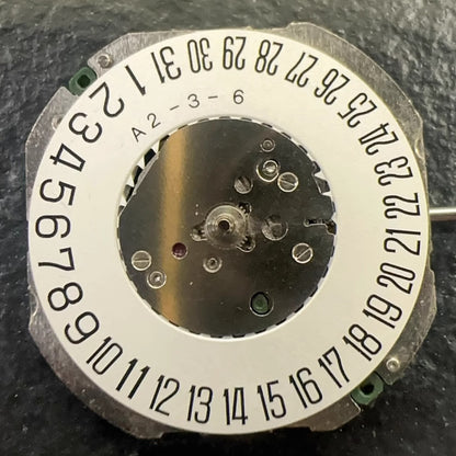 Miyota OR15 quartz watch movement with date at 6, Japan-made precision accessory.