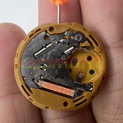 Miyota GP01 Japan quartz movement for precise watch accessory repair and replacement.
