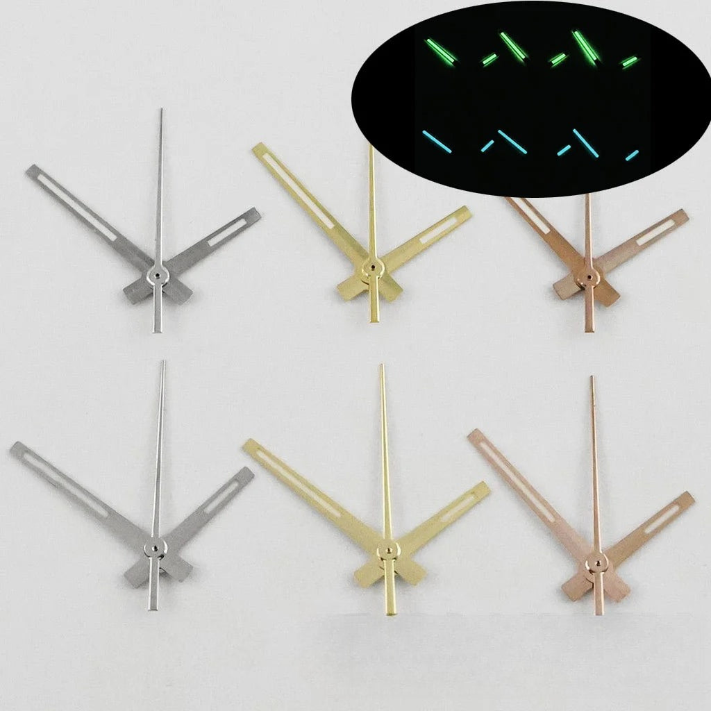 Blue BGW9 Lume And C3 Lume Watch Hands Pointer For NH34 NH35 NH36 NH38 NH70