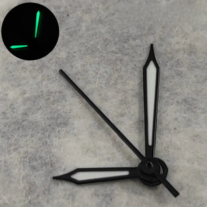 Modified Watch Hands Green Luminous For NH34 NH35 4R35 NH36 4R36  Movement
