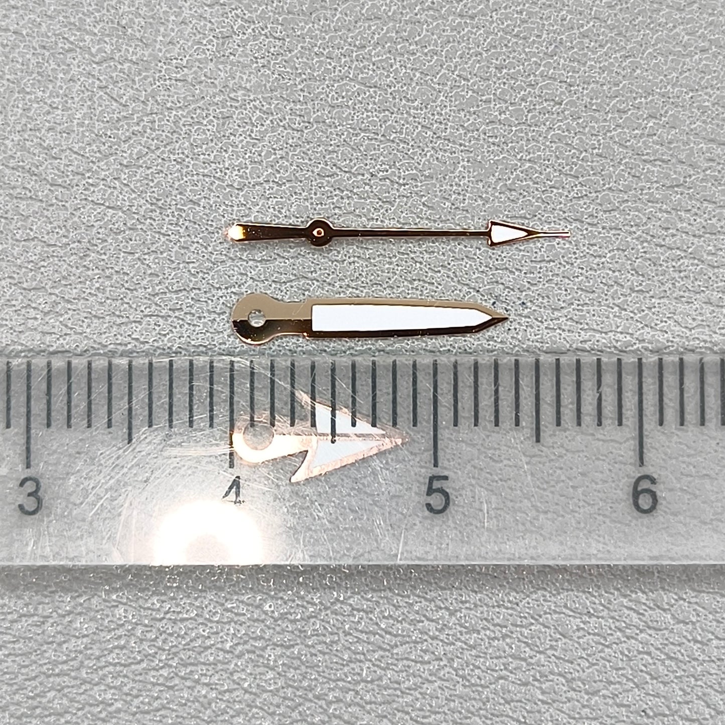 C3 Green Luminous Rose Gold Watch Hands For NH34 NH35 4R35 NH36 4R36