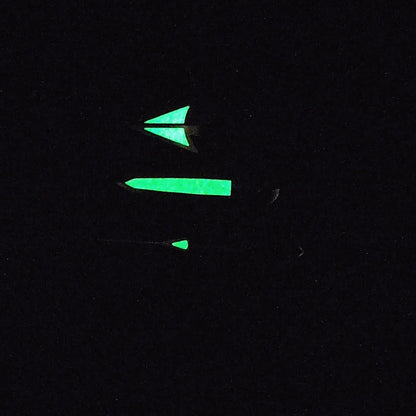 Green luminous watch hands for NH35/NH36 movement, high-quality glow pointers.