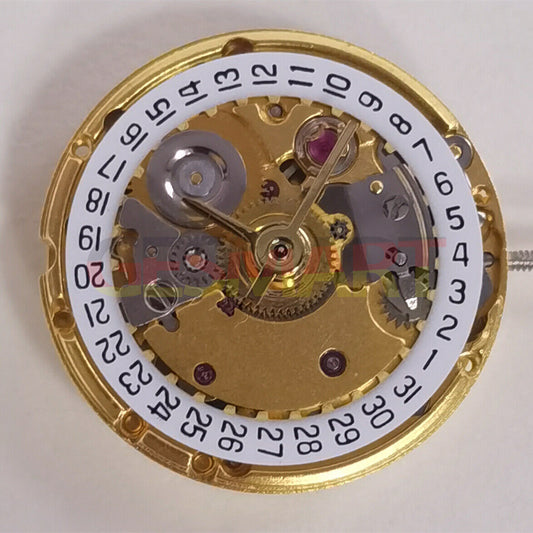 China Made Golden Watch Mechanical Movement Date At 3 Replacement of ETA2671