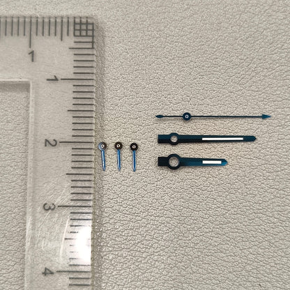 6 Pins Blue Trim Watch hands For Daytona Luminous Fit Cal. 4130/4131 Watch Needles