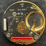 Swiss Made ETA256.041 Quartz Movement 2 Hands Black Disk Date At 6 Watch Part