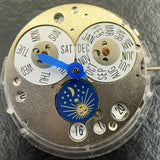 China Made Multifunctional Mechanical Movement Moon Phase At 6 Week Disk At 12