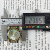 23mm SHANGHAI HAIDA Manual Mechanical Lady Watch Golden Nail Blackish Green Dial