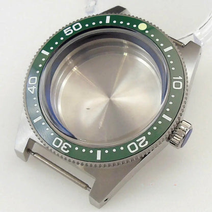40mm Sapphire Glass Watch Case Fit NH35 NH36 Eta 2824 300M Water Resistance