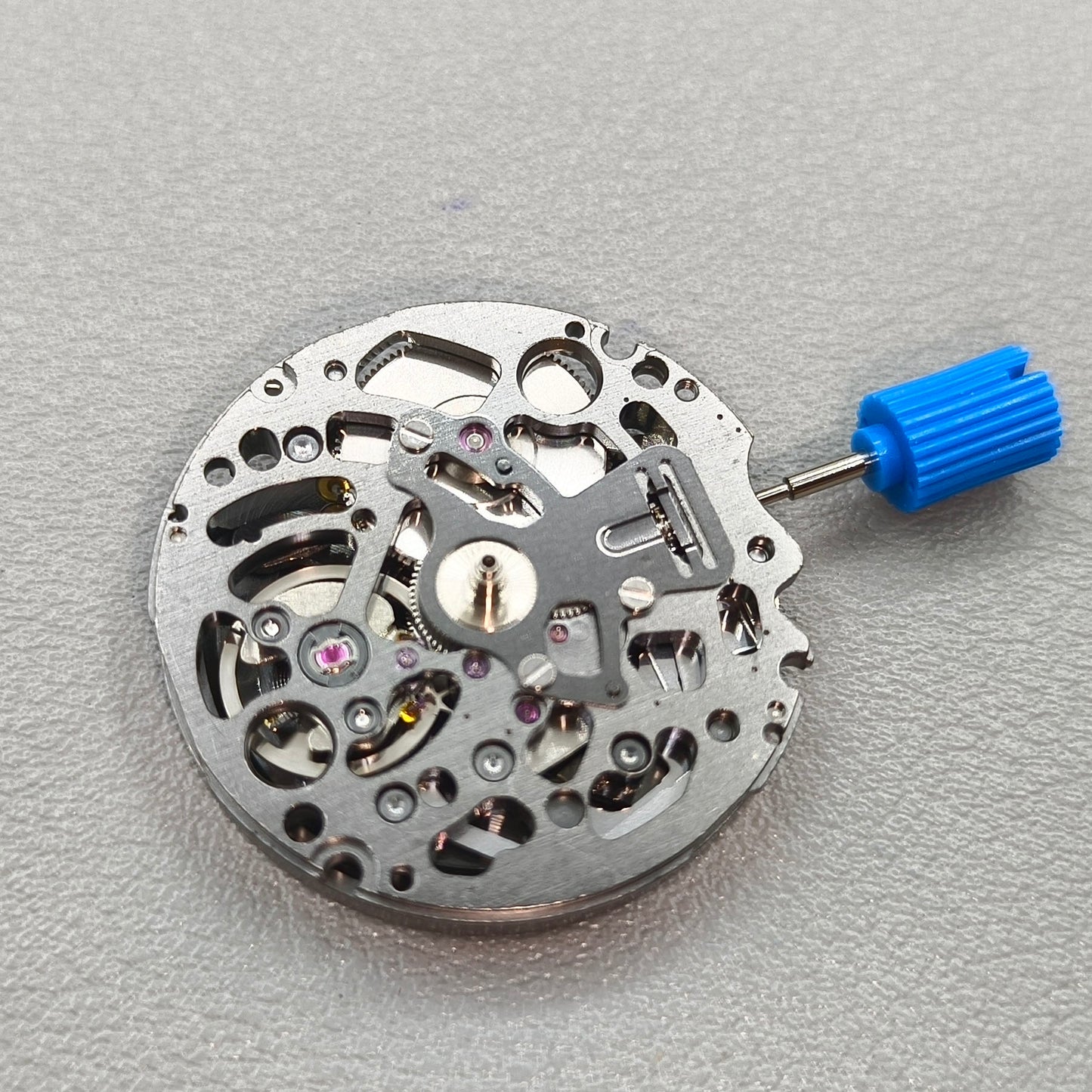 Japan Seiko SII NH72 NH72A  Black Hollow Automatic Movement