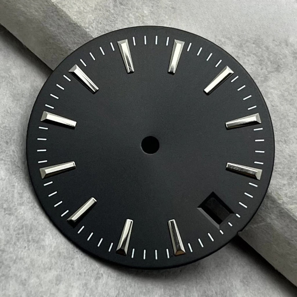 28.5mm Watch Dial Stripes Sunburst Simple For NH35/36/4R/7S Movement Modified