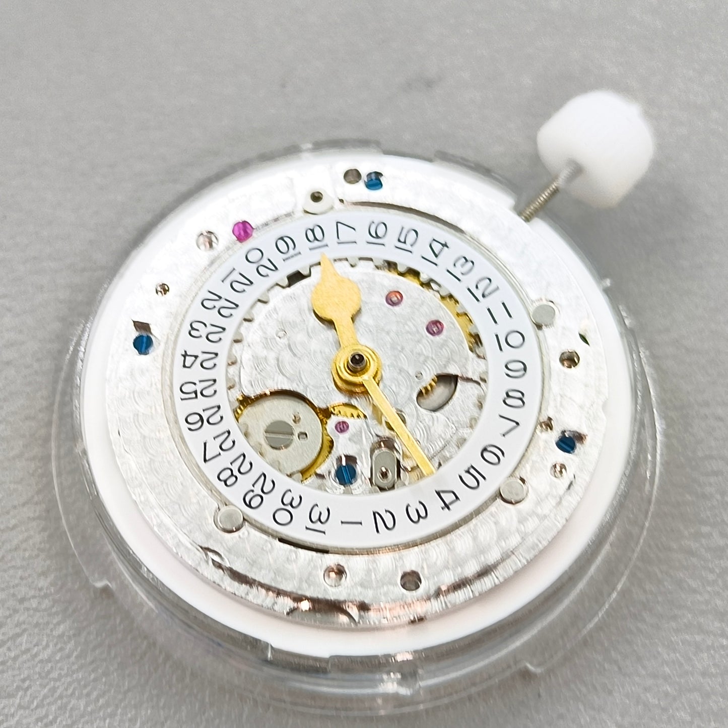 Shanghai 3285 Automatic Mechanical Movement 4 Hands GMT Greenwich Rotor Carved