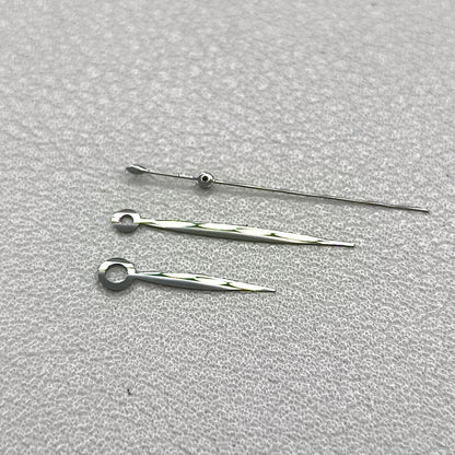 2 Sets/Pack Silver Trim Watch Hands for ETA 2836 2824 2892A2 Movement