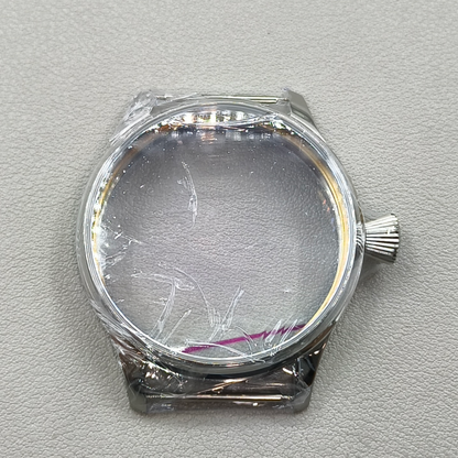 44mm Watch Case Stainless Steel Case for ETA 6497 ETA 6498 Seagull ST3600 ST3621