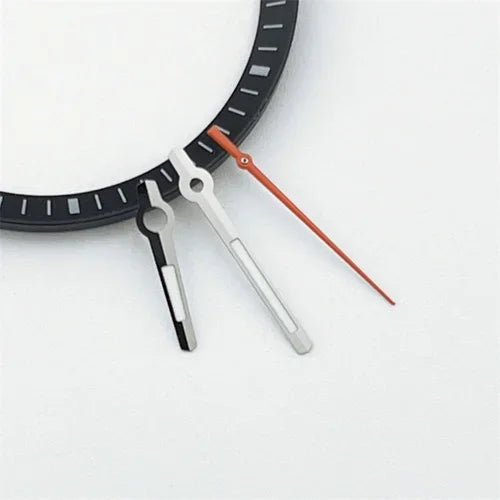 Green Luminous Logbook Watch Hands Green Orange Red Second Hand for NH35/NH36