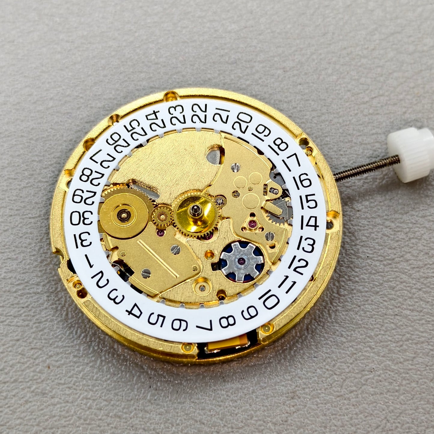 Original Swiss ETA 205.911 Golden Artificial Kinetic Energy Watch Movement