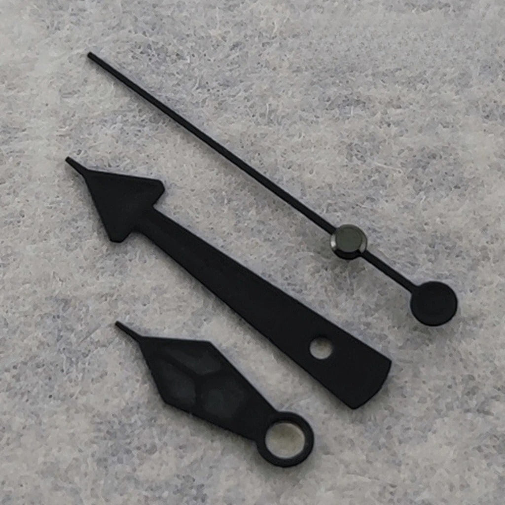 Black Grey NH35 Watches Hands Luminous Watches Pointers For NH34/NH35/NH36/4R/7S