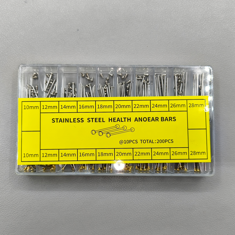 Assortment 200 PIECES Watch Strap Screws Link Pins Kit Watch Band Screw Set 10-28mm