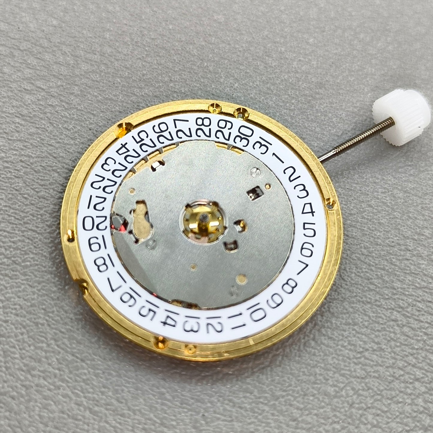 Swiss ETA 255.411 Quartz Movement 3 Hands White Disk
