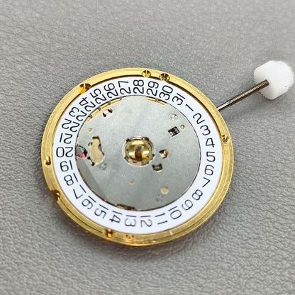 Swiss ETA 255.411 Quartz Movement 3 Hands White Disk