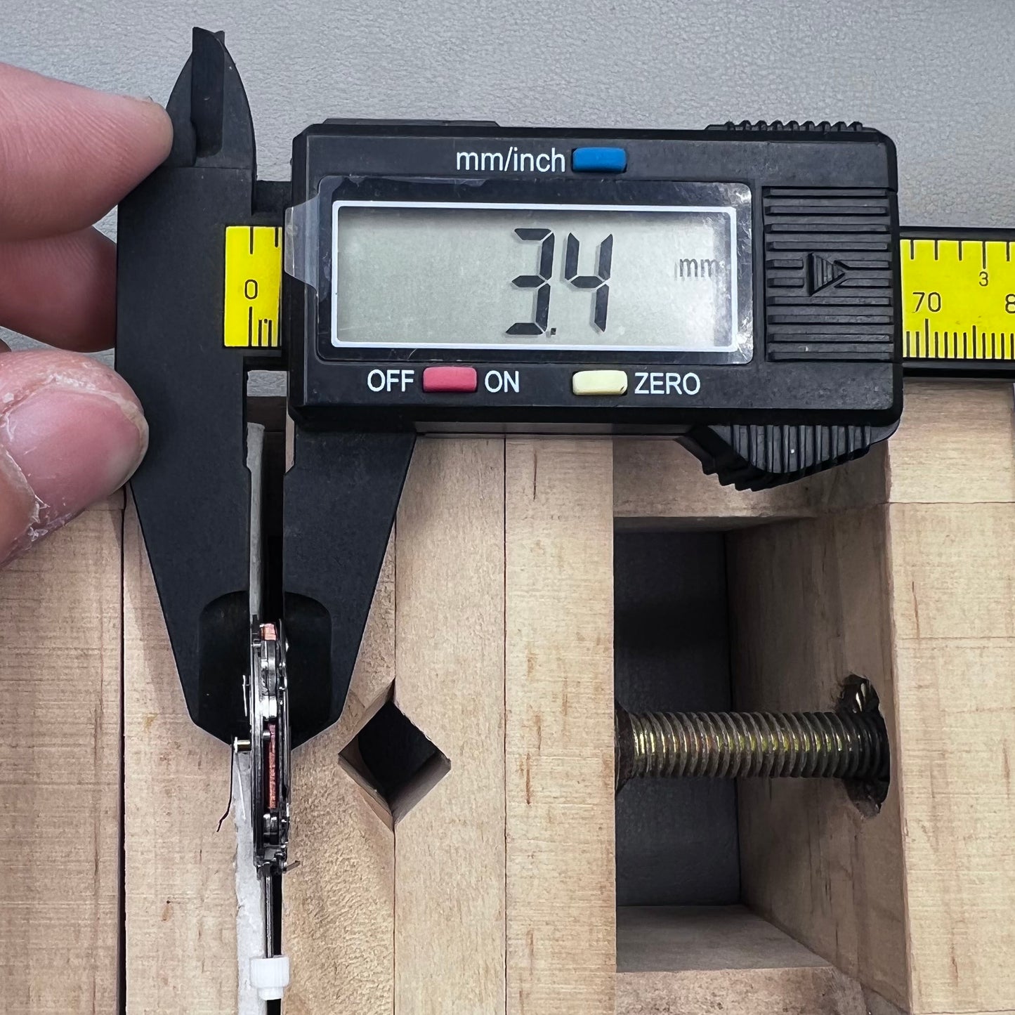 ISA 8171A Quartz Movement 4 Hands Date@6 Silver Plated