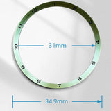 34.9mm*31.0mm*1.9mm Golden Stainless Steel Chapter Ring Watch Repair Part