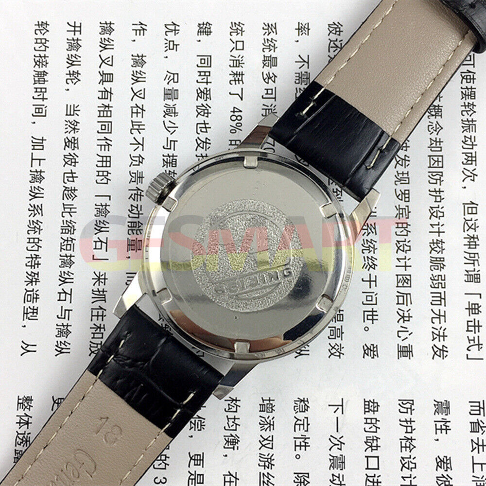 Beijing 36mm manual watch with silver case and nail markers, perfect classic timepiece accessory.