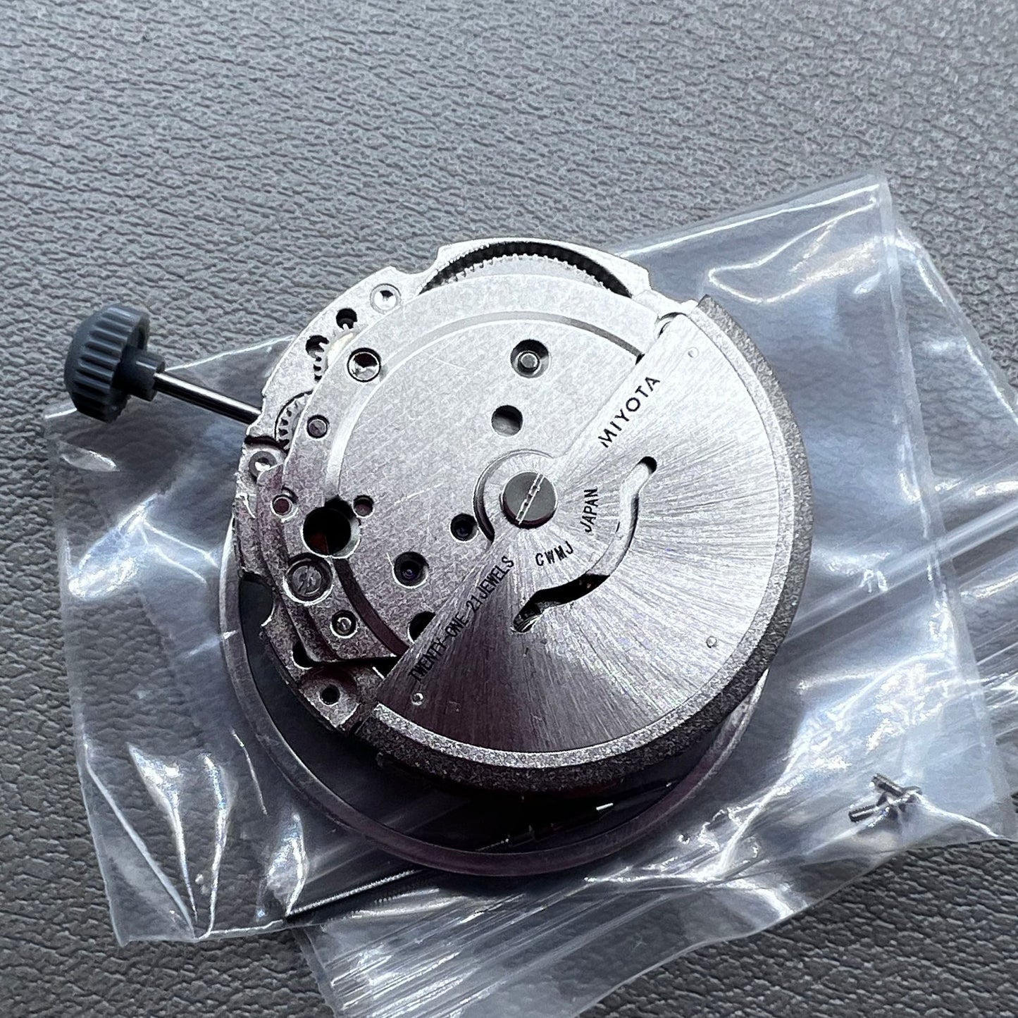 Japan Silver Citizen 8200/8215 Movement Double Calendar Date@3
