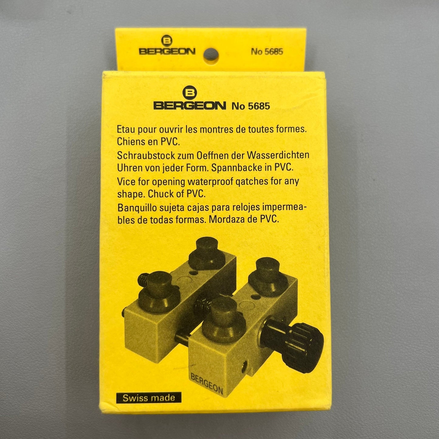 Großer Wasserdichter Uhrenhalter Bergeon 5685 Swiss Modell