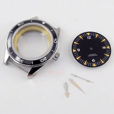 Modified 10ATM 41mm Sapphire Glass Watch Case Fit 8215 NH35 NH36 ETA 2824 2836