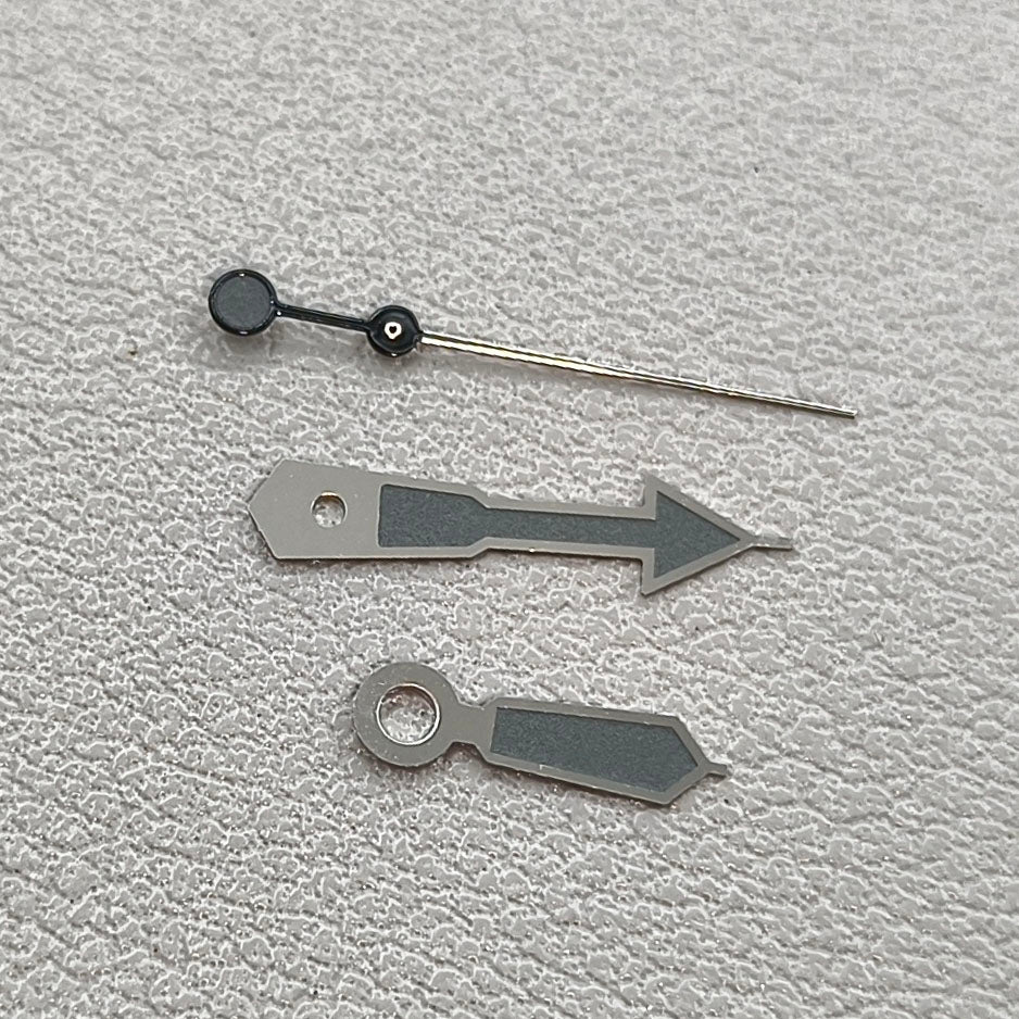 2 Sets Black Trim Green Lume Hands Sets for NH35 NH36 7S26 Movement
