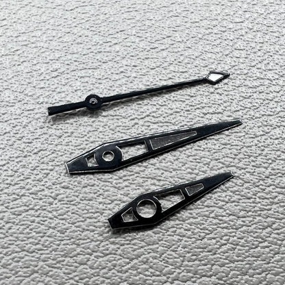 Black Big Arrow Green Lume Watch Hands Set for NH35/36 NH38 NH72 NH70
