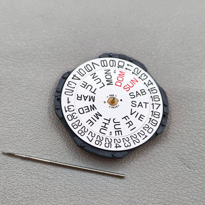 Japan Hattori Epson VX63 VX63E Watch Quartz Movement Date@3