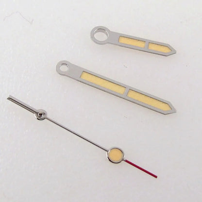 1. Luminous watch hands set compatible with NH35 NH36 MIYOTA 8215 automatic movements.