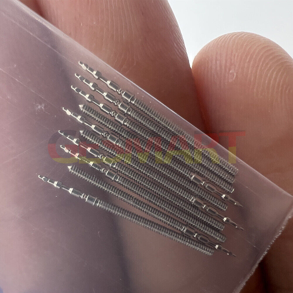 Precise watch winding stem for VJ20 VJ21 movements, ideal spare part for watch repairs.